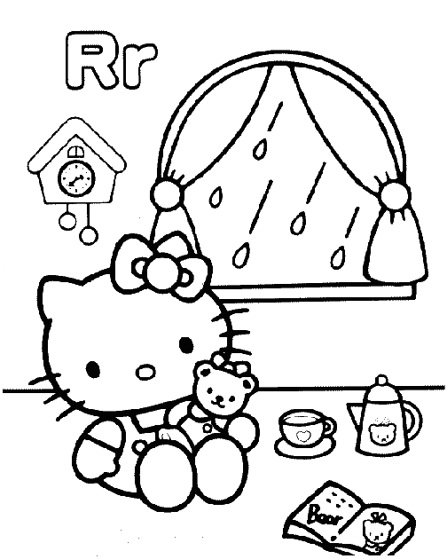 hello kitty para colorir 01