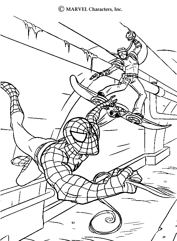 homem aranha jogos para colorir