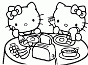 imagens da hello kitty para colorir