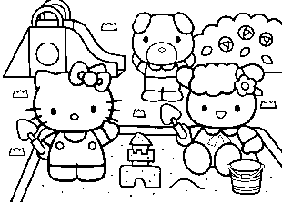 imprimir desenhos da hello kitty