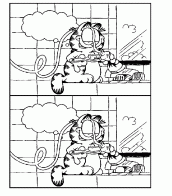 jogos para colorir garfield 7 erros