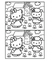 jogo dos sete erros da hello kitty