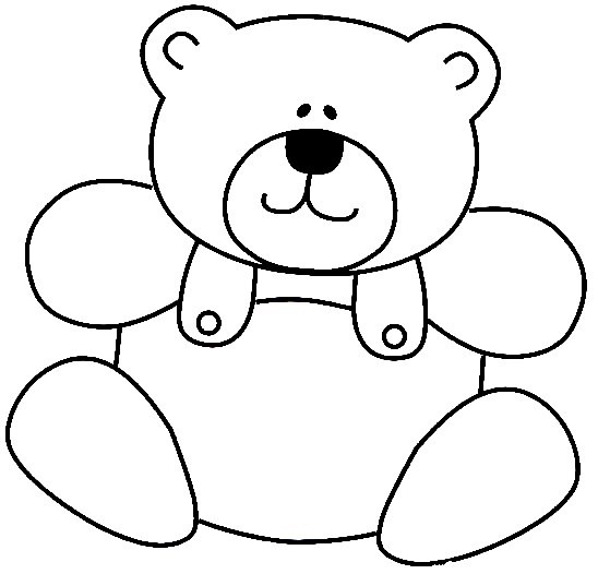 urso para colorir 06