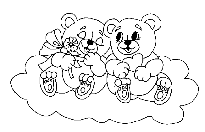 urso para colorir 10