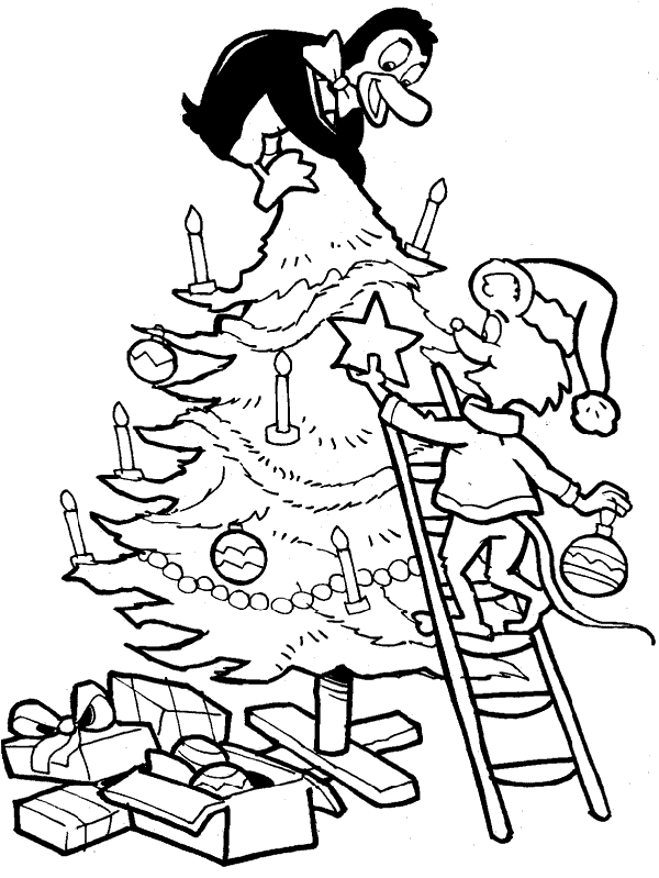 arvore de natal para colorir 03