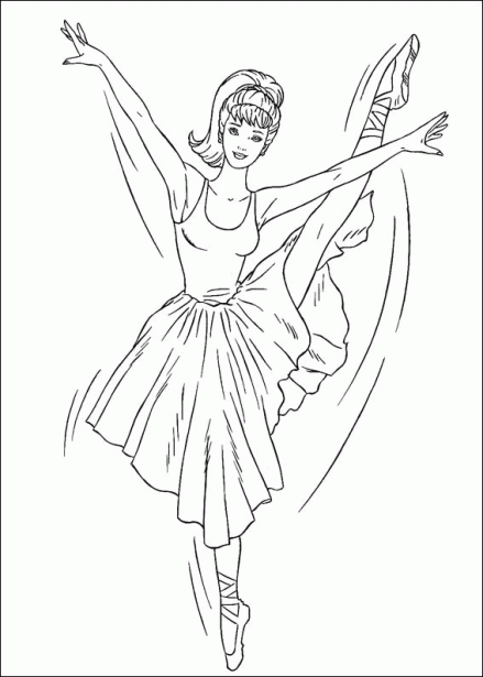 bailarina para colorir 02