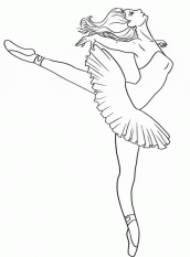 bailarina para colorir 03