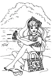 barbie praia