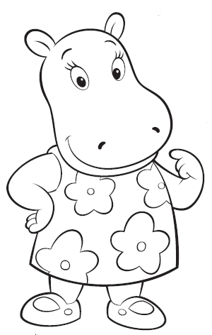 desenho backyardigans para colorir