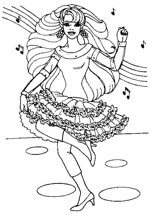 desenho de bailarina para colorir