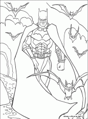 desenho do batman para colorir