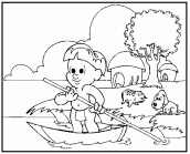 desenho do indio para colorir