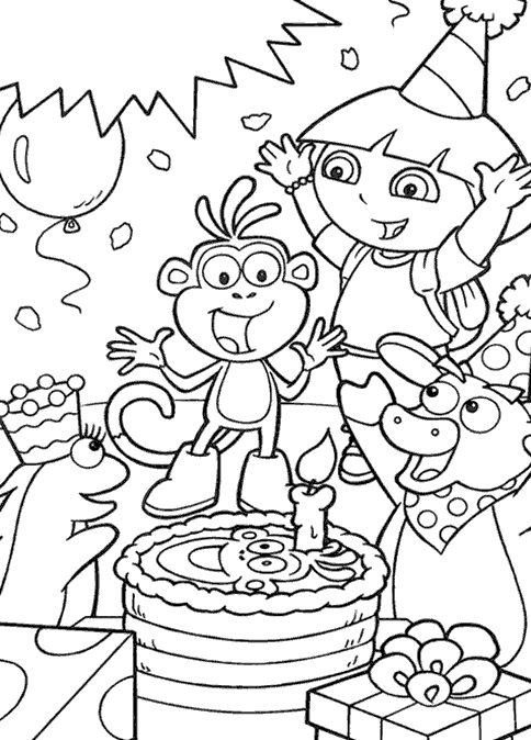 desenho macaco para colorir