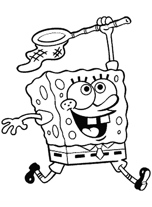 desenho para colorir bob esponja