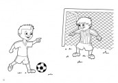 desenho para colorir bola