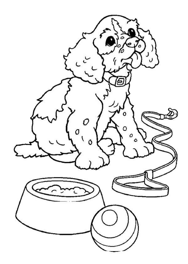 desenho para colorir cachorro