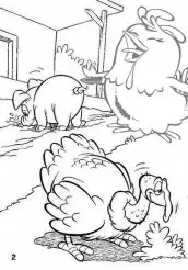 desenhos apra colorir da galinha pintadinha