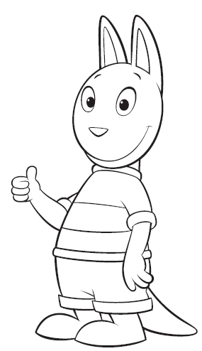 desenhos para colorir Backyardigans