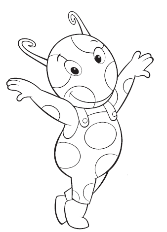 desenhos para colorir do Backyardigans