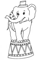 desenhos para colorir elefante