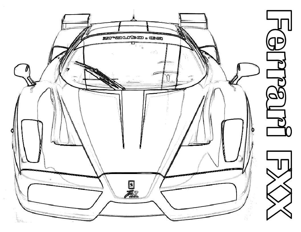 ferrari para colorir 01