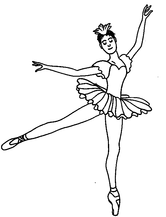 imagens de bailarinas para colorir