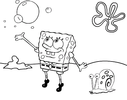 jogos de colorir o bob esponja