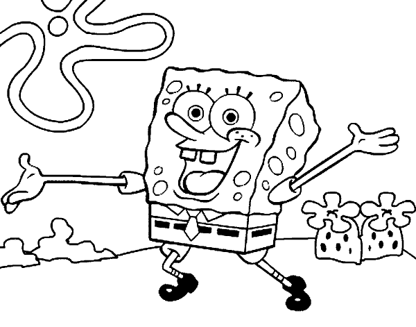 jogos de pintar o bob esponja