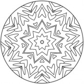 mandala colorir