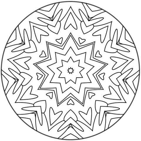 mandala colorir