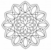 mandala para colorir