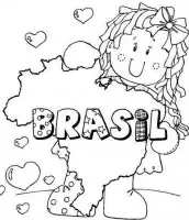 mapa do brasil para colorir e imprimir