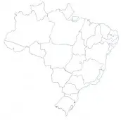 mapa do brasil para pintar
