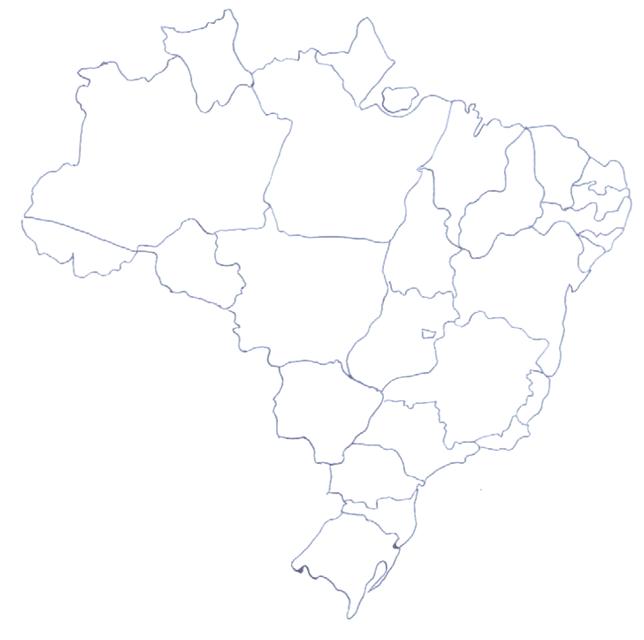 mapa do brasil para pintar