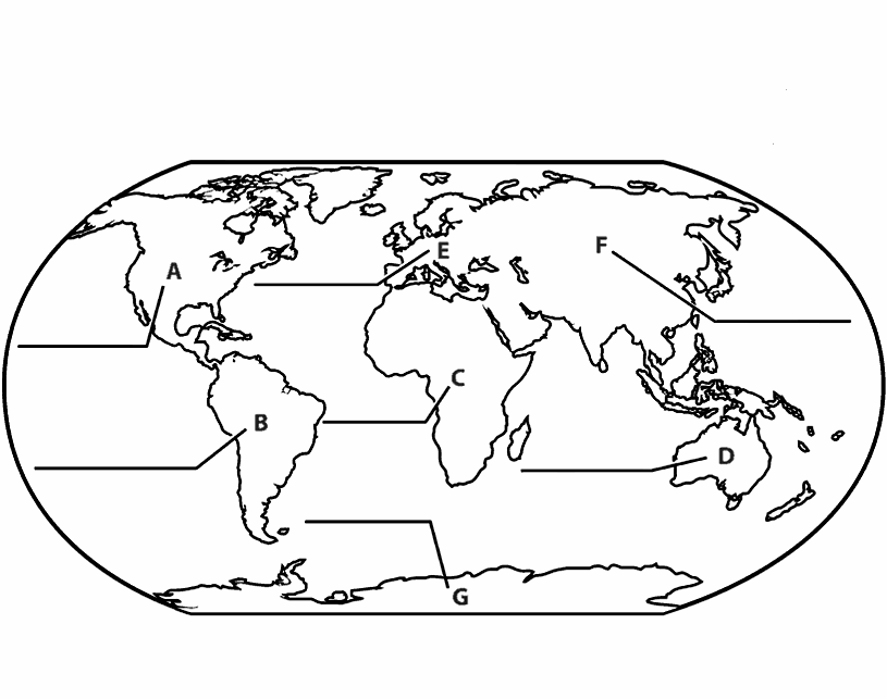 mapa mundi para colorir