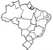 mapa politico do brasil para colorir
