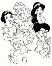 princesas para pintar