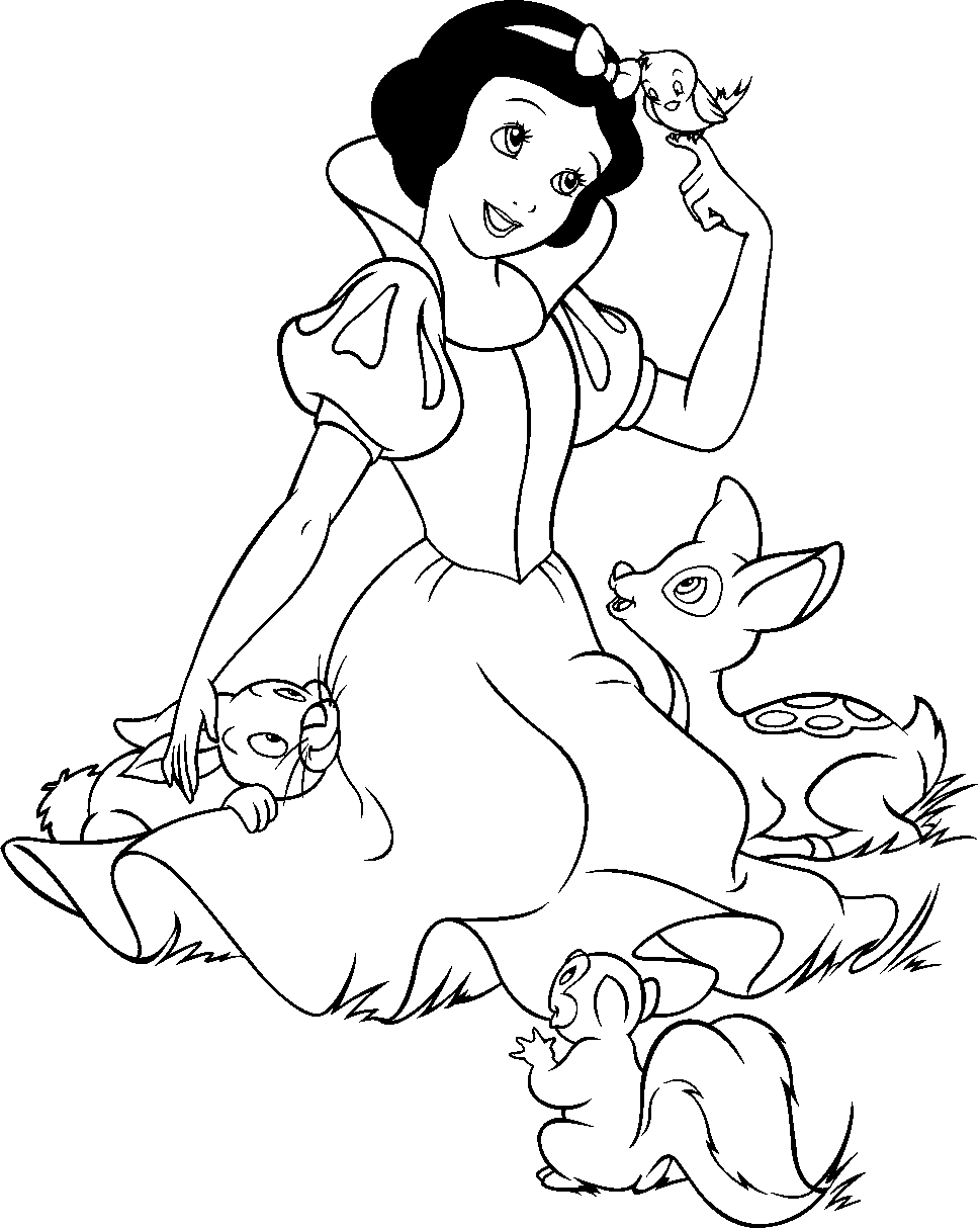 branca de neve pintar