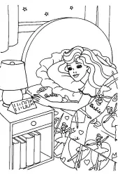 desenho da barbie para imprimir
