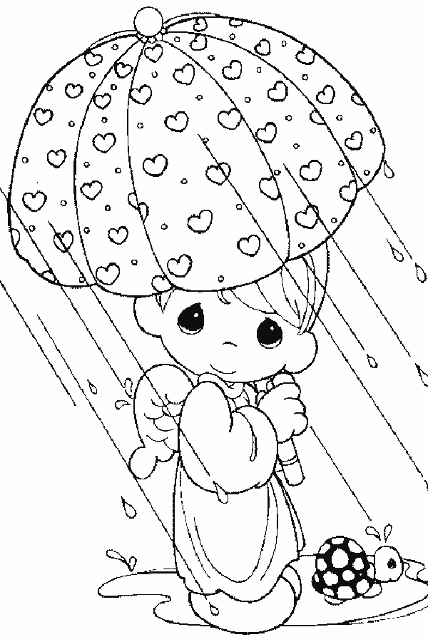 desenho de anjo para colorir