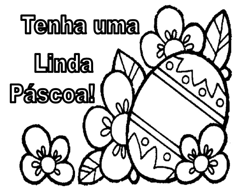 desenho de pascoa apra colorir