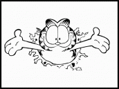 desenho do garfield para imprimir