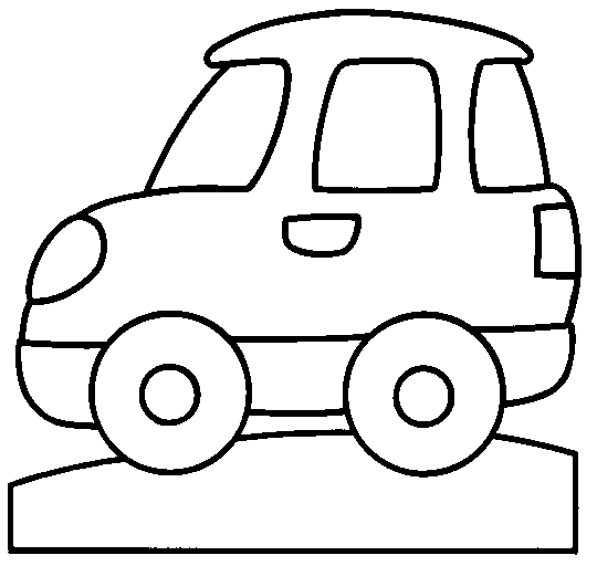 desenho para colorir de carros