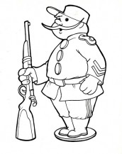 desenho para colorir dia do soldado