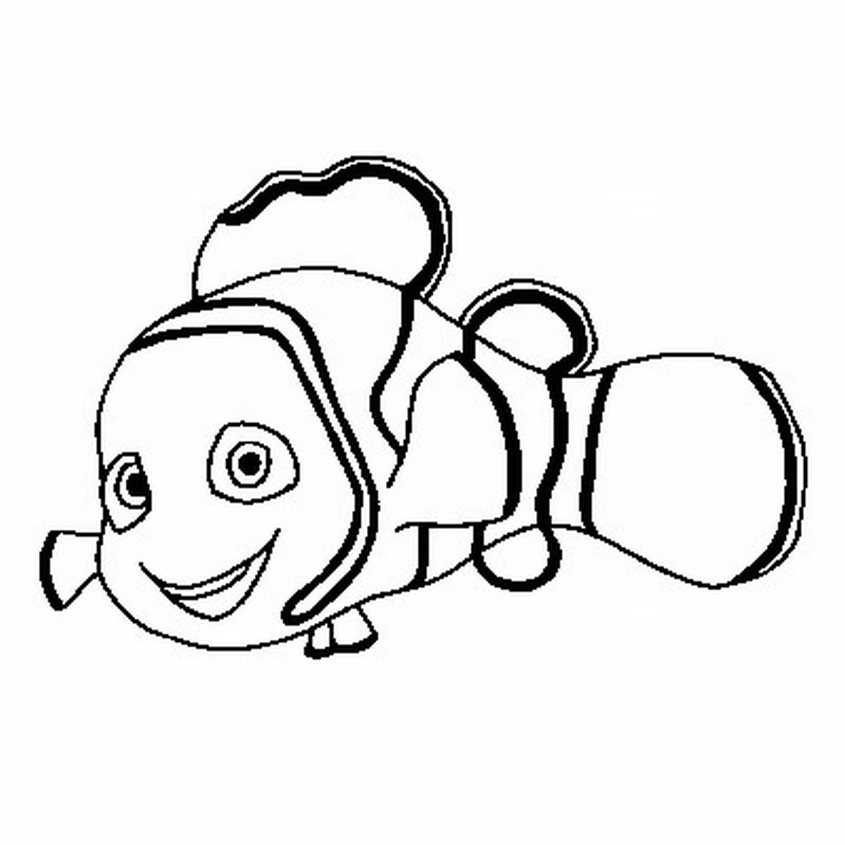 desenho para colorir do nemo