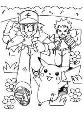 desenho para colorir do pokemon