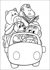 desenho para colorir do toy story 3