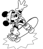 desenho para colorir mickey