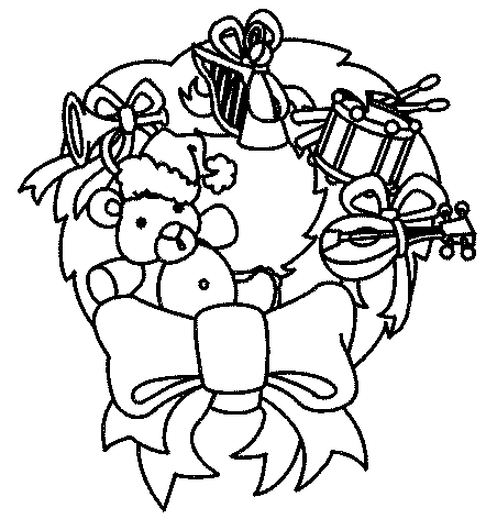 desenho para colorir natal