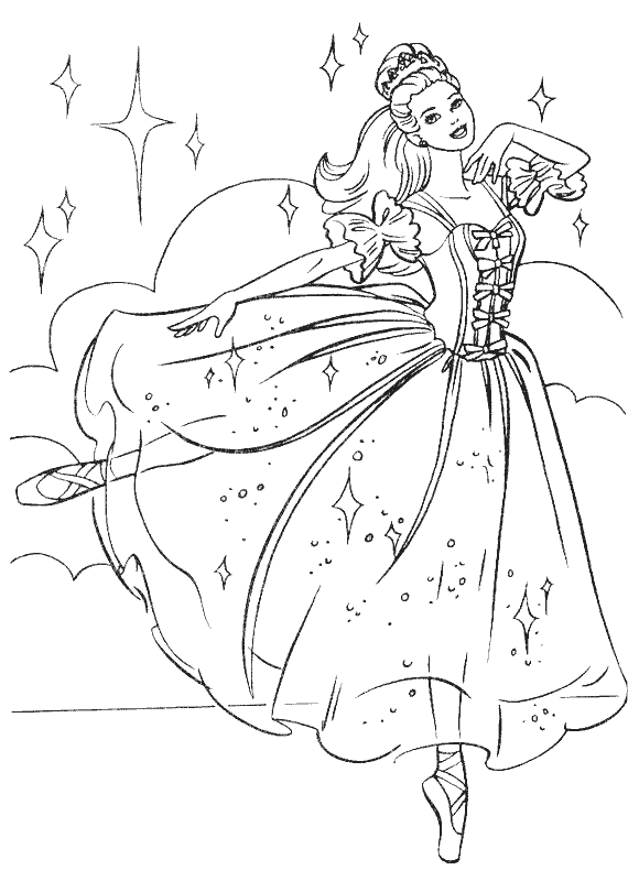 desenho para colorir princesas